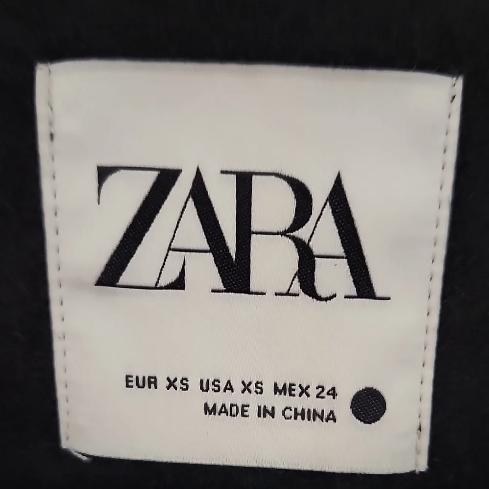 Zara Black Leather Jacket - Picture 2 of 11